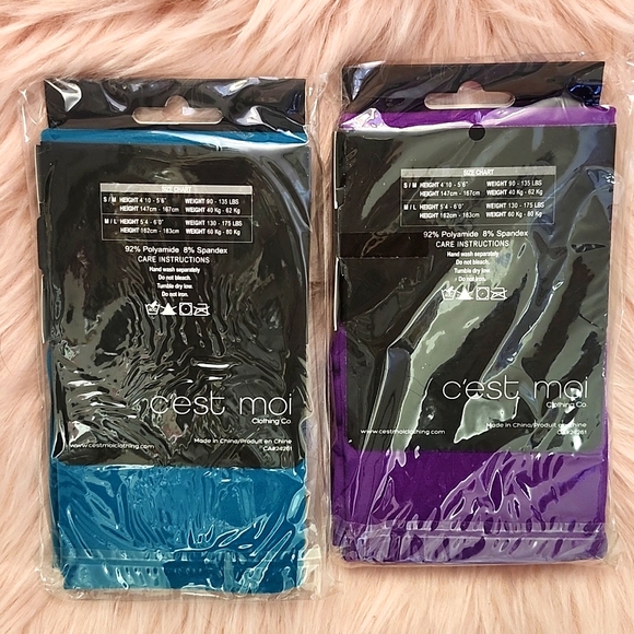 Brand New 2CT C'EST MOI Ladies Tights- S/M - Picture 2 of 2